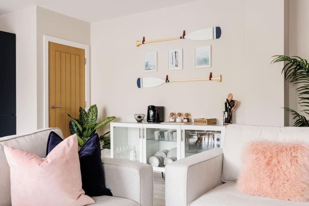 Modern 2 Bed, Cliff Top & Parking, F6 Bournemouth Luaran gambar